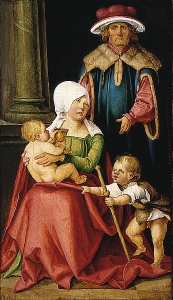 Hans Süß von Kulmbach: Mary Salome and Zebedee with their sons James and John. Photo credit: Wikimedia