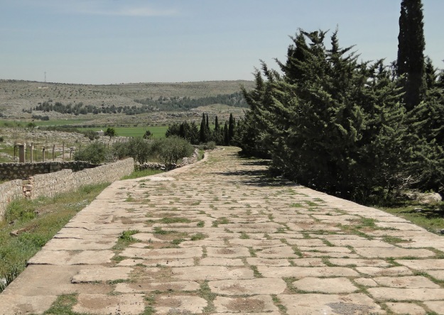 Ancient Roman road in Syria which connected Antioch and Chalcis. Credit: Bernard Gagnon via Wikimedia